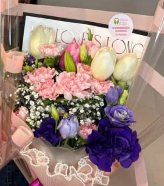 Bouquet de tulipanes